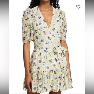 TANYA TAYLOR Georgina Floral Wrap Dress feminine